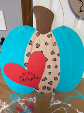 Load image into Gallery viewer, Bumpy Pumpkin with Deep V heart