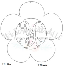 Load image into Gallery viewer, Initial Flower