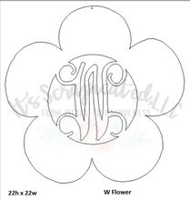 Load image into Gallery viewer, Initial Flower