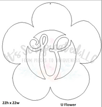 Load image into Gallery viewer, Initial Flower