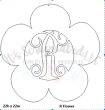 Load image into Gallery viewer, Initial Flower