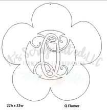 Load image into Gallery viewer, Initial Flower