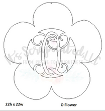 Load image into Gallery viewer, Initial Flower