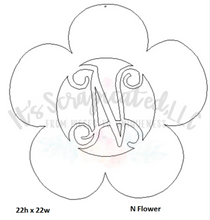 Load image into Gallery viewer, Initial Flower