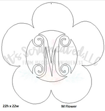 Load image into Gallery viewer, Initial Flower