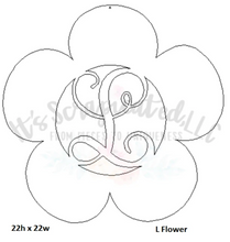 Load image into Gallery viewer, Initial Flower