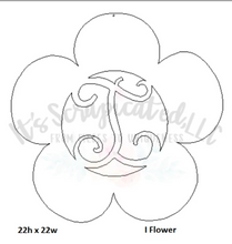 Load image into Gallery viewer, Initial Flower