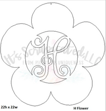 Load image into Gallery viewer, Initial Flower