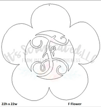 Load image into Gallery viewer, Initial Flower