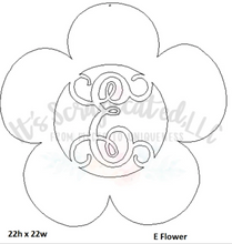 Load image into Gallery viewer, Initial Flower
