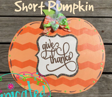 Load image into Gallery viewer, Short Pumpkin - hanging