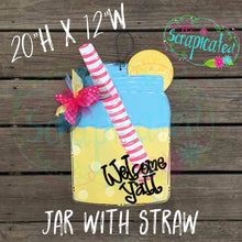 Load image into Gallery viewer, Mason Jar with Straw