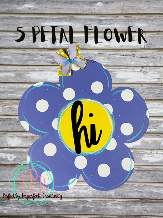 Bubbly Flower (5 petal flower)