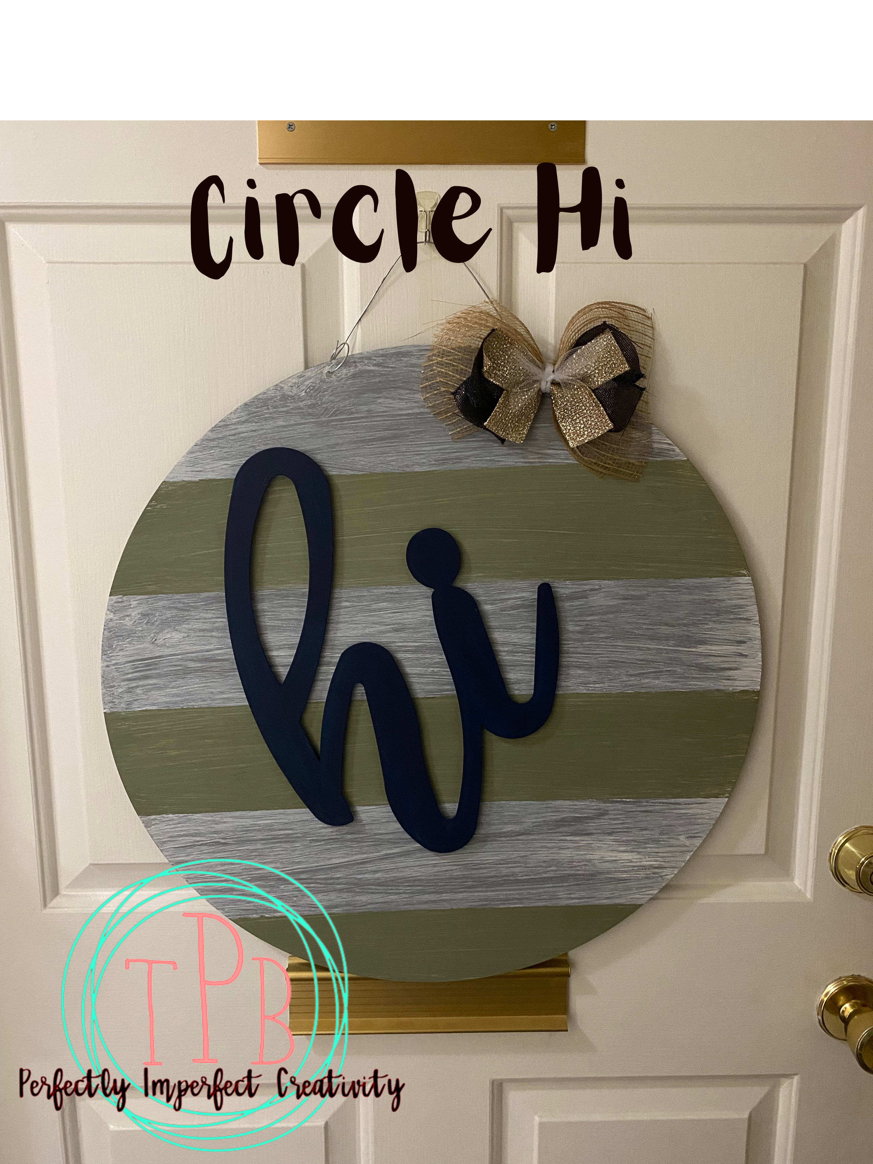 Circle with hi metal – The Painted Tin Bin