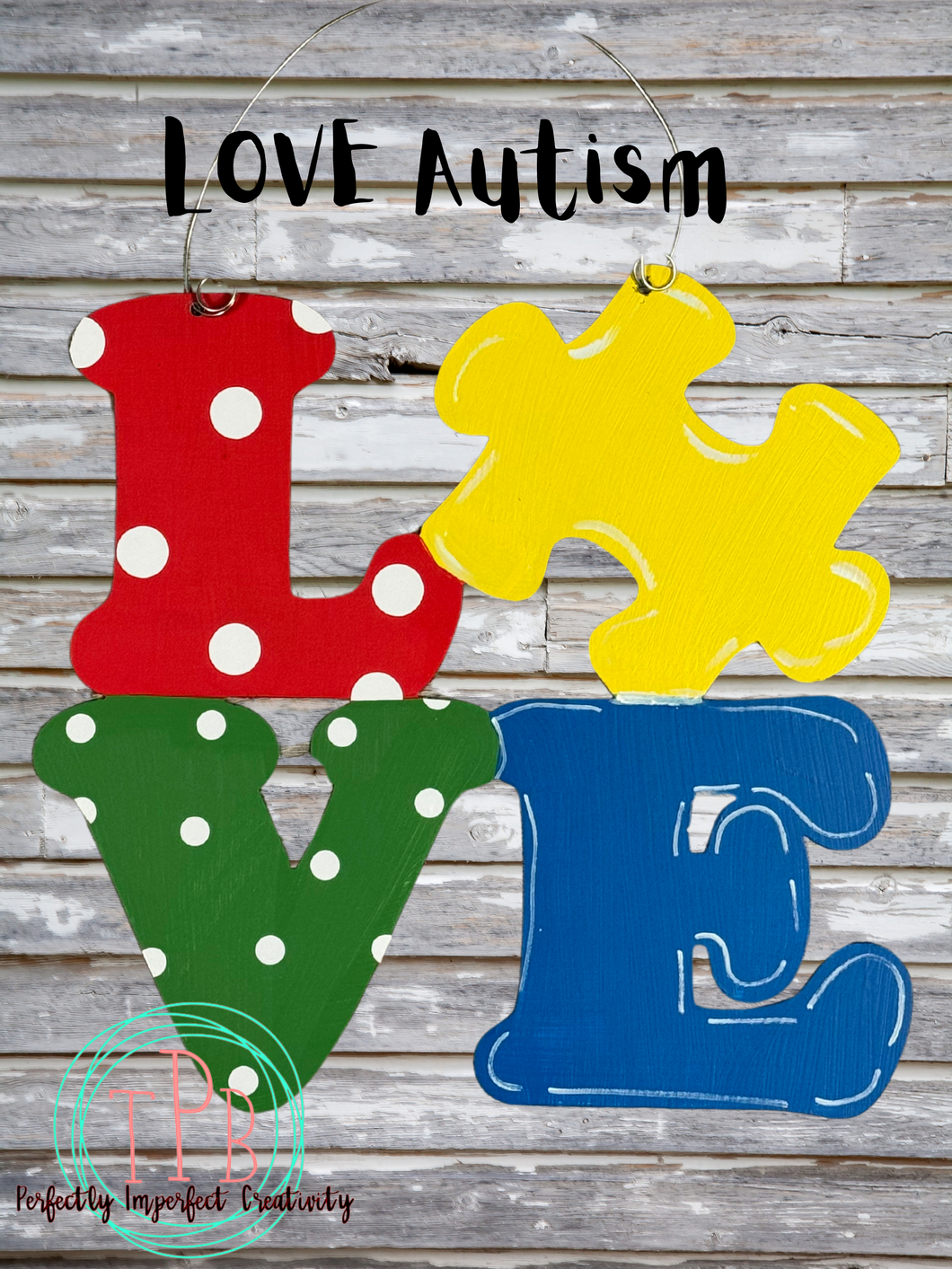 Love Autism (puzzle piece)