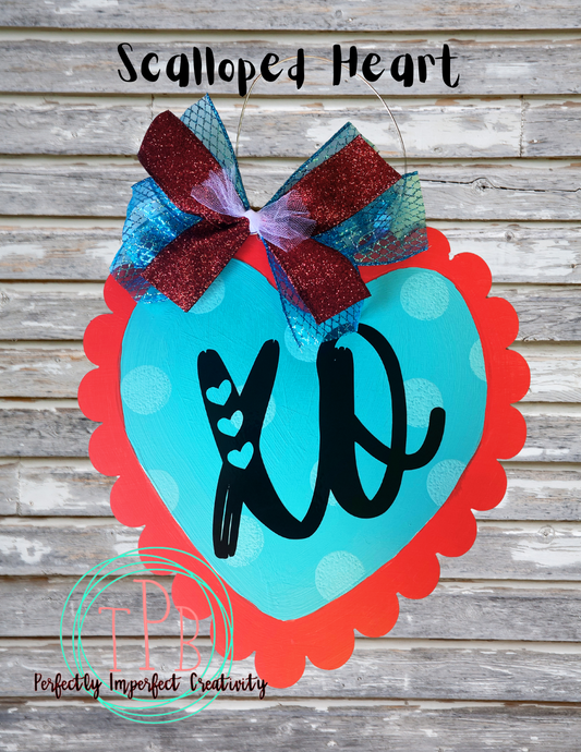 Scalloped Heart