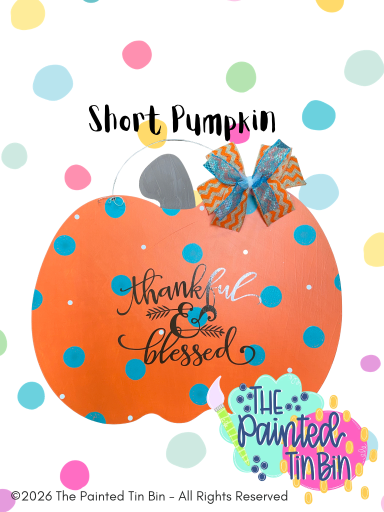 Short Pumpkin - hanging