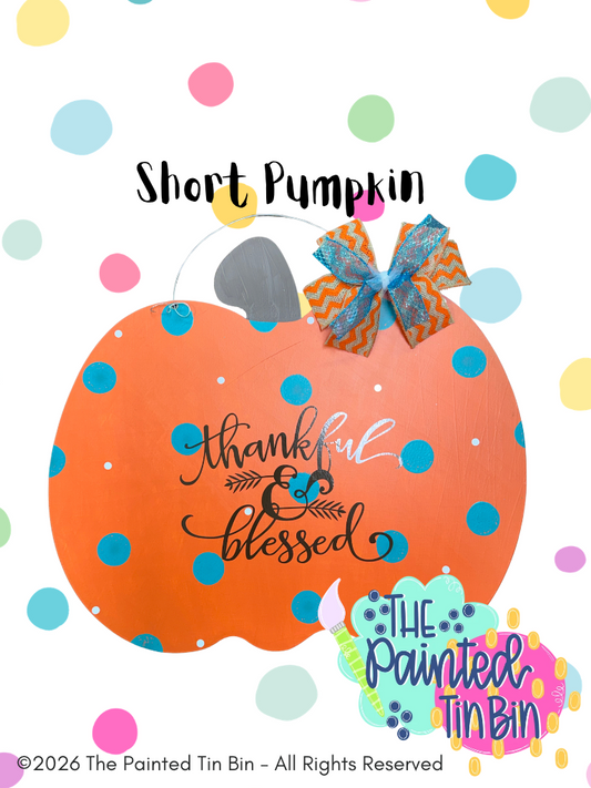 Short Pumpkin - hanging
