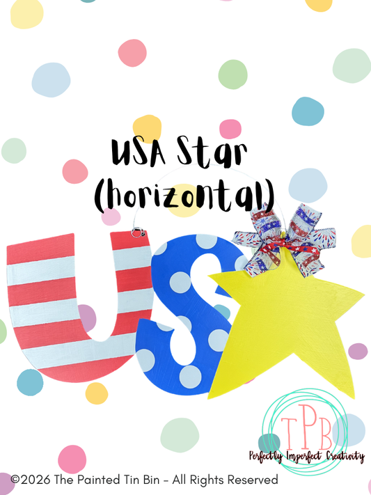 USA Star (horizontal)