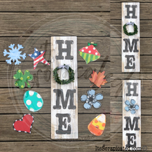 Load image into Gallery viewer, Interchangeable HOME sign
