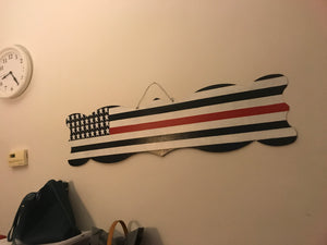 First Responder Flag placard