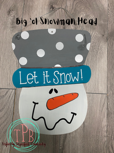 Big Snowman head