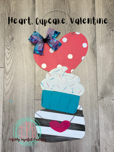 Heart, Cupcake, and Valentine!