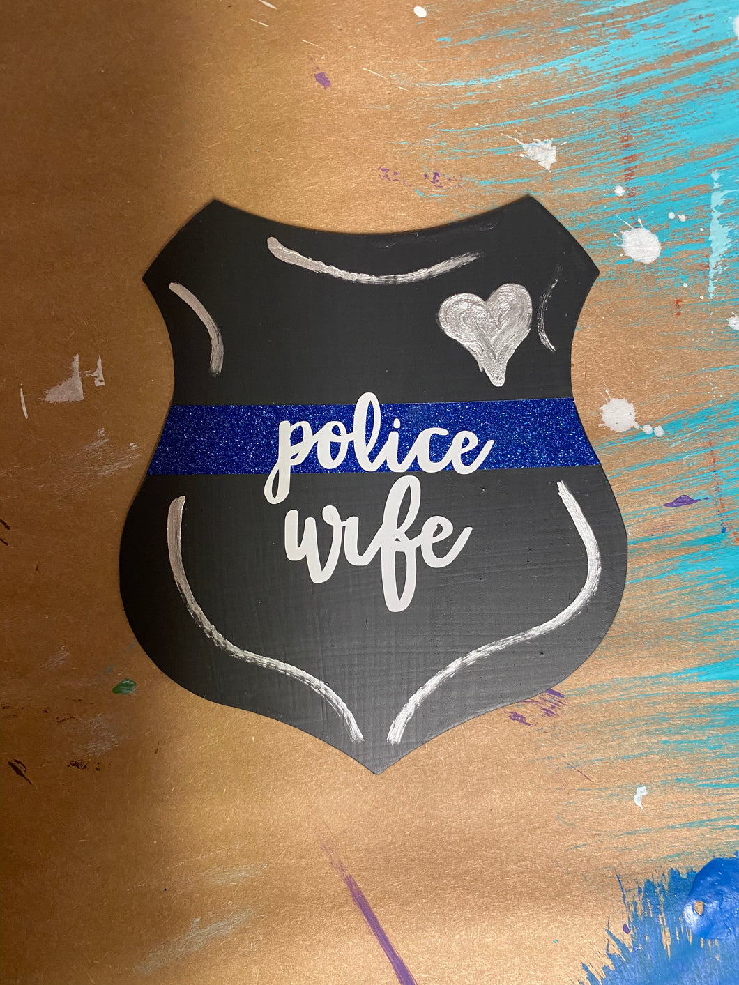 Casey - 6 inch magnet with police wife vinyl