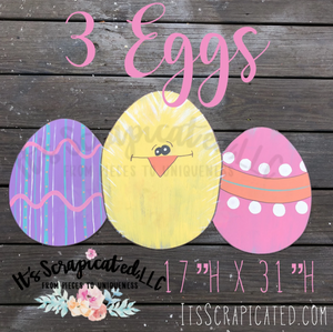 Easter Eggs - row