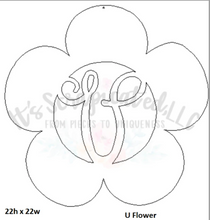 Load image into Gallery viewer, Initial Flower
