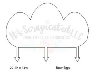Easter Eggs - row