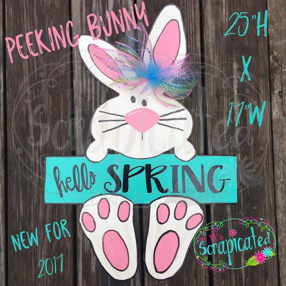 Bunny sign – The Painted Tin Bin