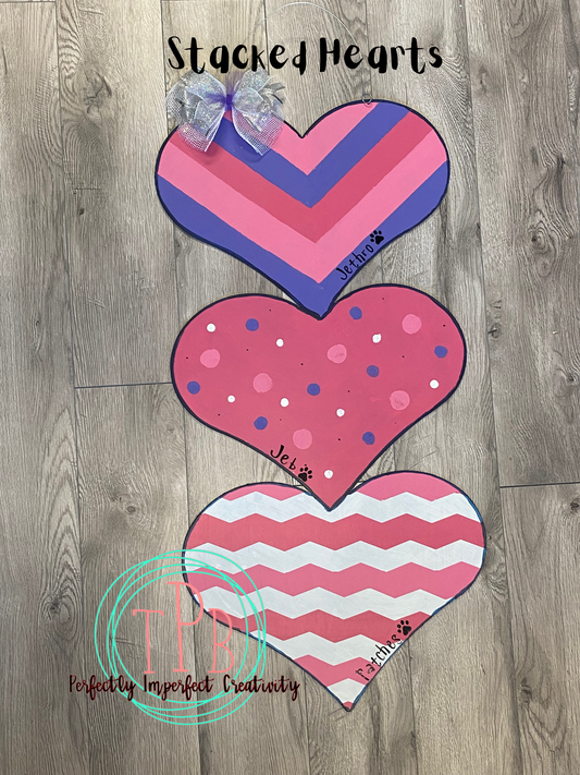 Stacked Hearts