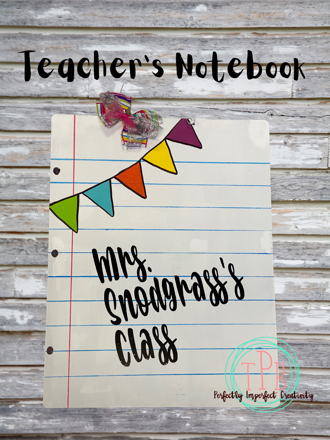 Teacher's Notebook (rectangle)
