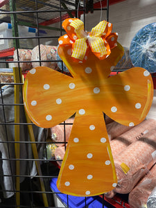 Orange spring cross