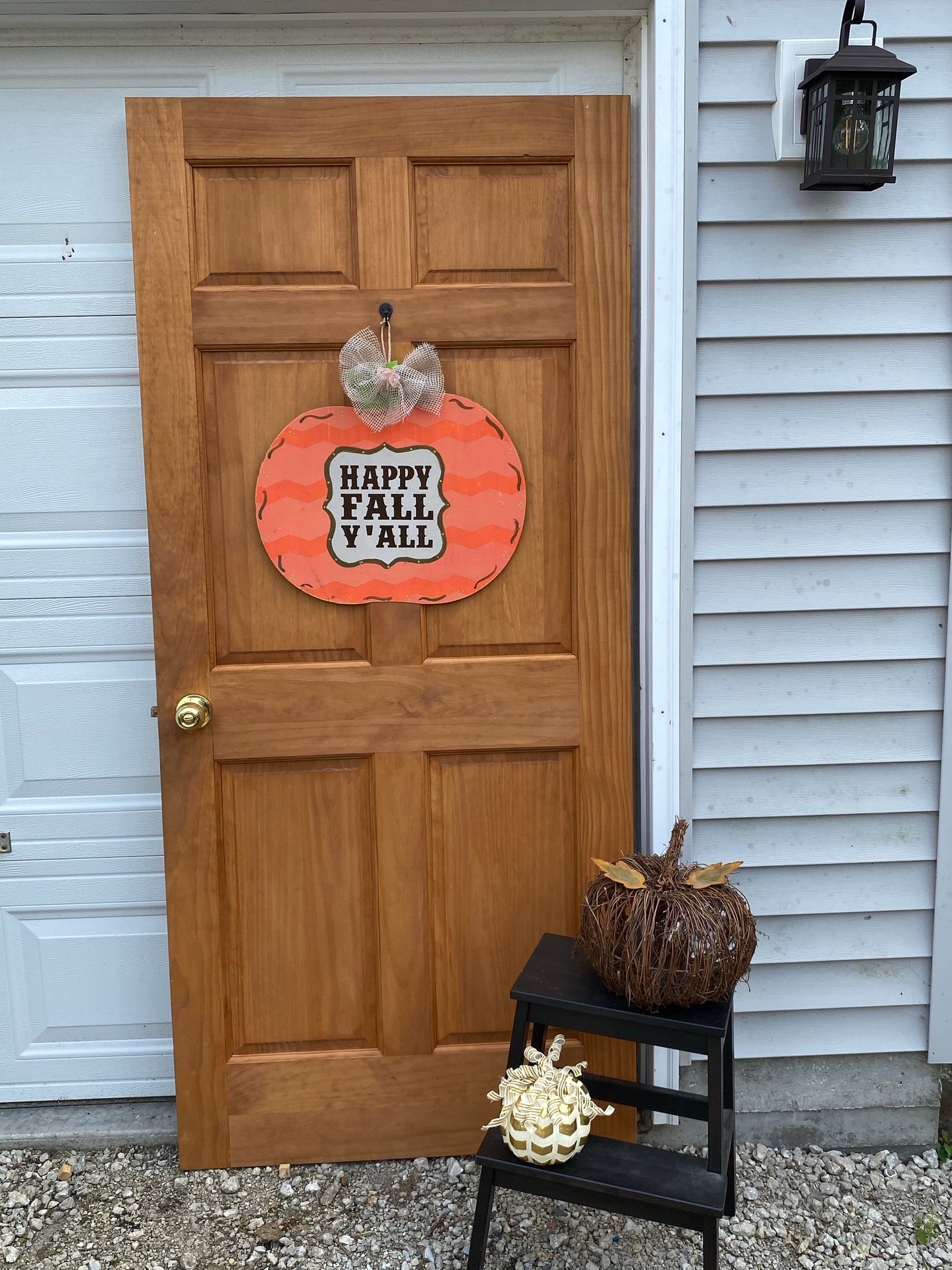 Short Pumpkin - hanging