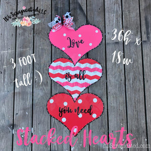 Stacked Hearts